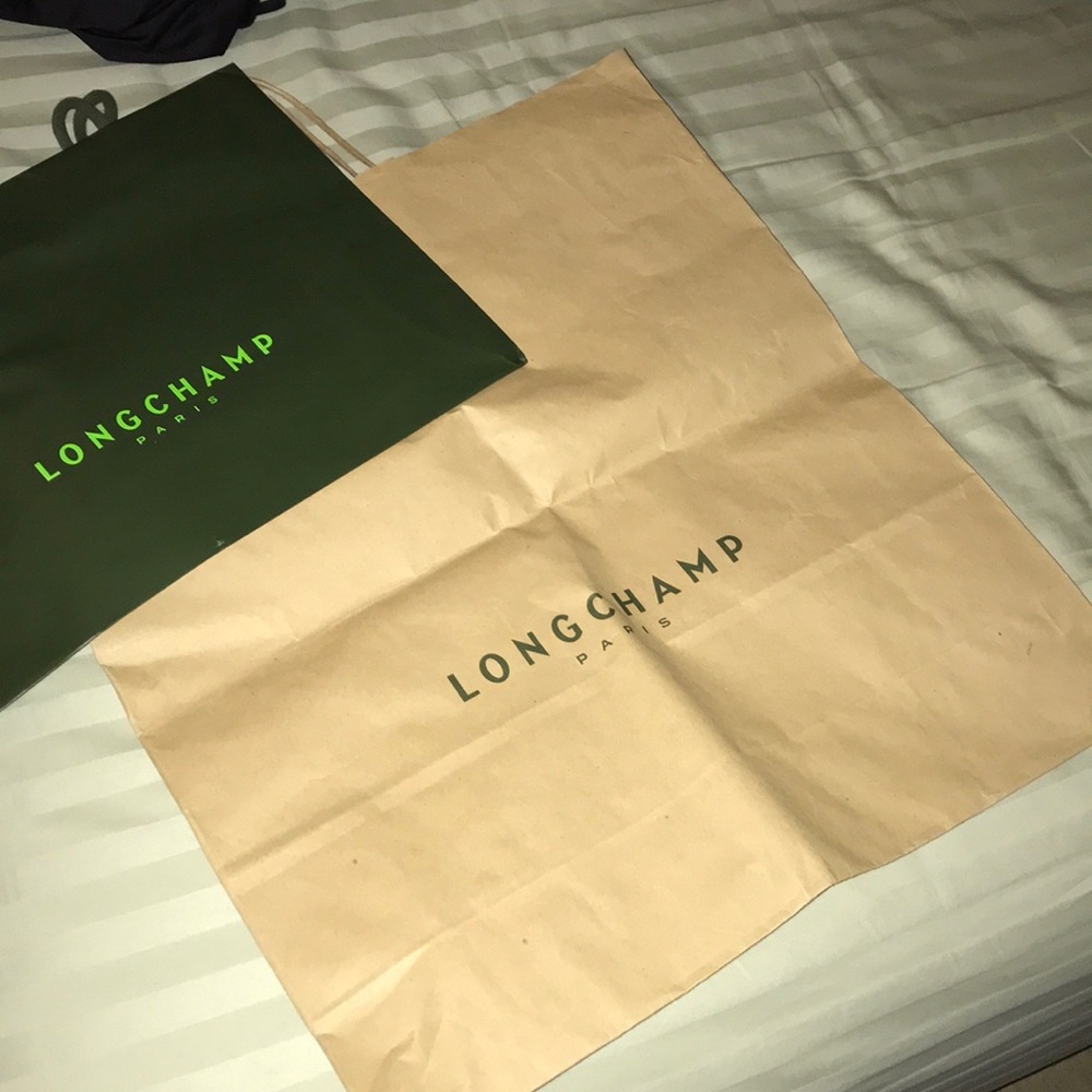 2 LONGCHAMP SHOPPING BAGS